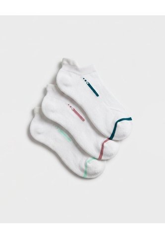 Medias Deportivas Mujer Tobillera Corta Algodón Pack X3 Surtido PUNTO BLANCO