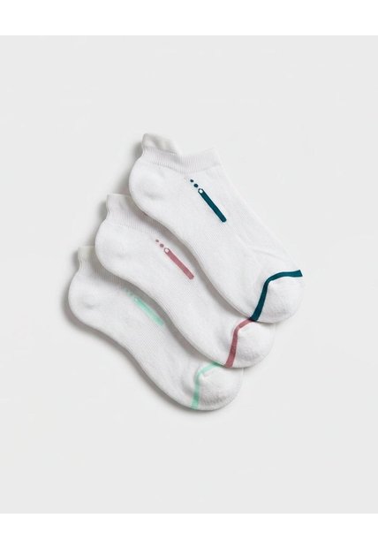 Medias Deportivas Mujer Tobillera Corta Algodón Pack X3 Surtido