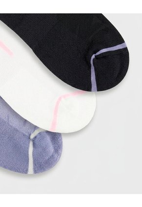 Medias Deportivas Mujer Largas Algodón Pack X3 Surtido