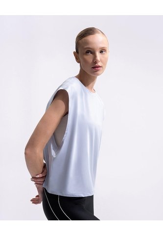 Camiseta Deportiva Transpirable Azul Mujer Azul PUNTO BLANCO