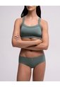 Panty Cachetero Microfibra Invisible Verde Verde de PUNTO BLANCO