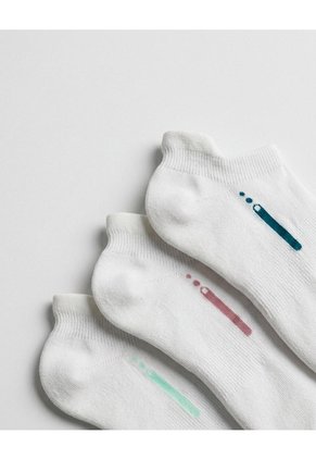 Medias Deportivas Mujer Tobillera Corta Algodón Pack X3 Surtido