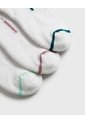 Medias Deportivas Mujer Tobillera Corta Algodón Pack X3 Surtido de PUNTO BLANCO