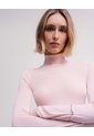 Blusa Cuello Alto Manga Larga Rosada Mujer Rosa de PUNTO BLANCO