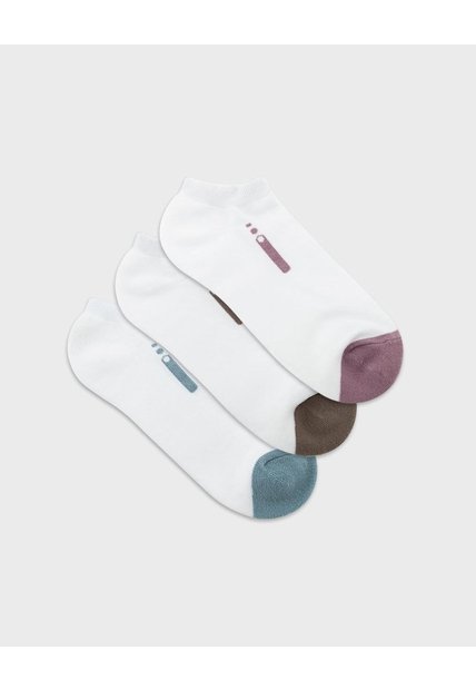 Medias Deportivas Mujer Tobillera Corta Alcolchadas Pack X3 Surtido