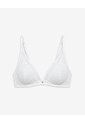 Top Soporte Medio Con Encaje Blanco Blanco de PUNTO BLANCO