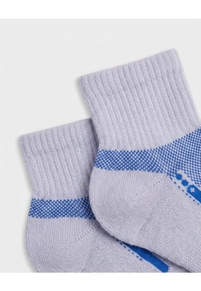 Medias Deportivas Tobilleras Azules Mujer