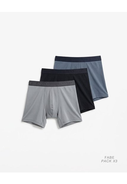 Bóxer Deportivo Largo Microfibra X3unds Surtido Multicolor