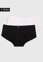 Pantie Duo Negro-Blanco PUNTO BLANCO Bleep de PUNTO BLANCO