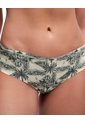 Panty Cachetero Microfibra Invisible Estampado Azul de PUNTO BLANCO