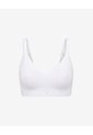 Top Soporte Medio Seamless Copas Removibles Blanco Blanco de PUNTO BLANCO