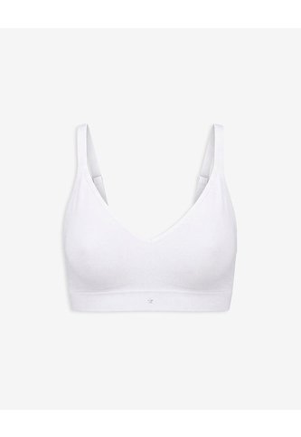 Top Soporte Medio Seamless Copas Removibles Blanco Blanco PUNTO BLANCO