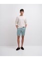 Bermuda Regular Lino Azul Hombre Azul de PUNTO BLANCO