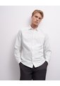 Camisa Manga Larga Slim Algodón Blanca Hombre Blanco de PUNTO BLANCO