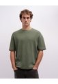 Camiseta Confort Regular Algodón Verde Hombre Verde de PUNTO BLANCO