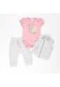 CONJUNTO PUPPET BEBÉ NIÑA 50521-R GRIS de Puppet