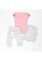 CONJUNTO PUPPET BEBÉ NIÑA 50521-R GRIS de Puppet
