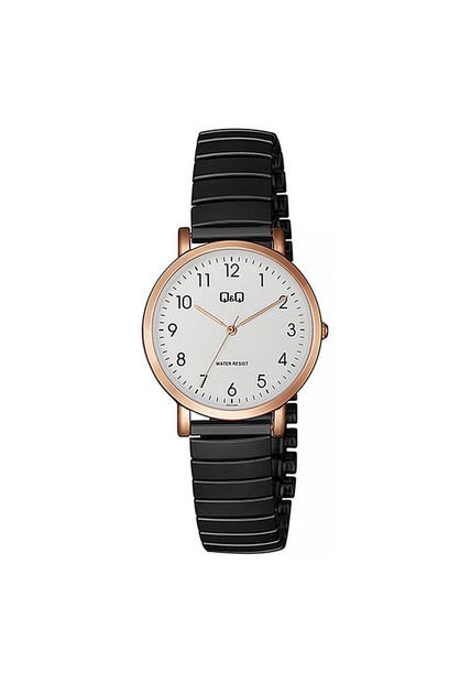 Reloj Para Mujer Q&Q Qa21J404Y Negro