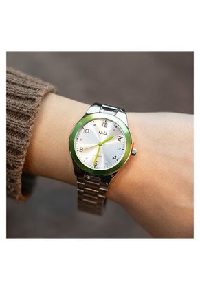 Reloj Q&Q Modelo Q78B-007PY Plateado Mujer