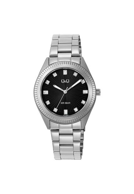 Reloj Q&Q Modelo Q01C-002PY Plateado Mujer
