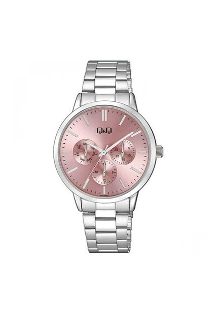 Reloj Q&Q Modelo A04A-002PY Plateado Mujer