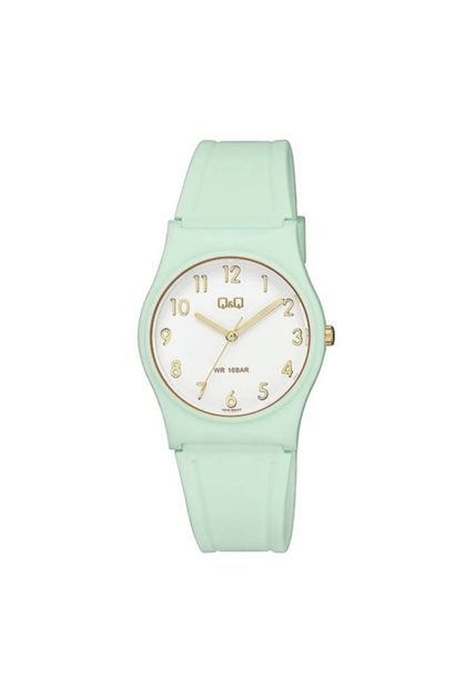 Reloj Q&Q Modelo V27A-003VY Verde Mujer