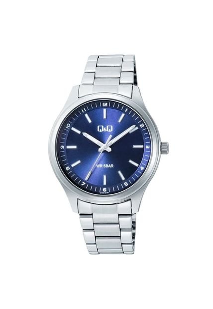 Reloj Q&Q Modelo Q49B-001PY Plateado Hombre