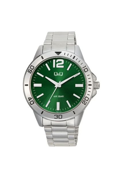 Reloj Q&Q Modelo Q28B-011PY Plateado Hombre