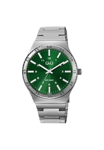 Reloj Q&Q Modelo Q70B-004PY Plateado Hombre