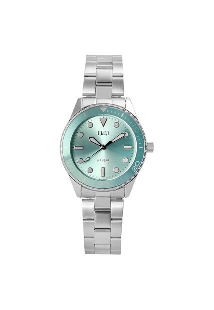 Reloj Q&Q Modelo Q55A-003PY Plateado Mujer