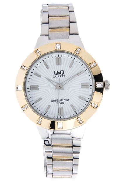 Reloj Q&Q Plateado-Dorado