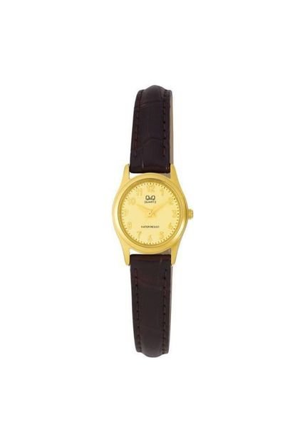 Reloj Q\u0026Q Clásico Mujer Cuero Rosado Q925J354Y