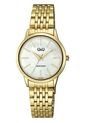 Reloj Q&Q Modelo Q01A-002PY Dorado Mujer de Q&Q