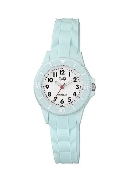 Reloj Q&Q Modelo VS66J007Y Celeste Mujer