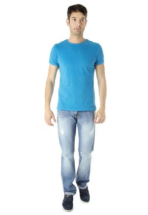 Camiseta Quest Azul Turquesa