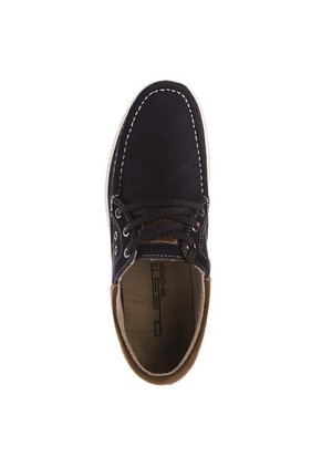 Zapato Hombre Quest Azul Oscuro-Café