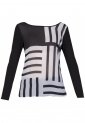 Blusas Quest Negro-Blanco de Quest