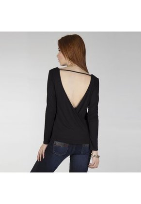 Blusas Quest Negro-Blanco