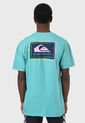Camiseta Azul-Multicolor Quiksilver de Quiksilver