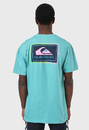 Camiseta Azul-Multicolor Quiksilver