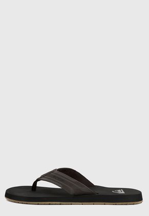 Playera Negro-Café Quiksilver Monkey Wrench