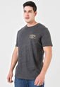 Camiseta Gris-Naranja-Blanco Quiksilver In Square Circle de Quiksilver