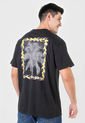 Camiseta Negro-Amarillo-Violeta Quiksilver Psychedelic Salt SS de Quiksilver