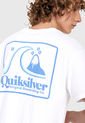 Camiseta Blanco-Negro Quiksilver Beach Tones de Quiksilver