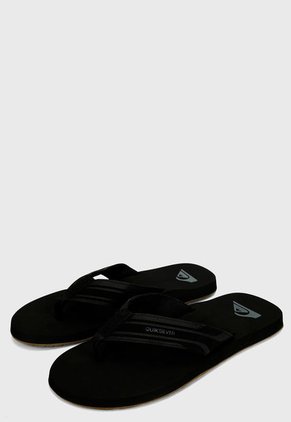 Playera Negro-Café Quiksilver Monkey Wrench