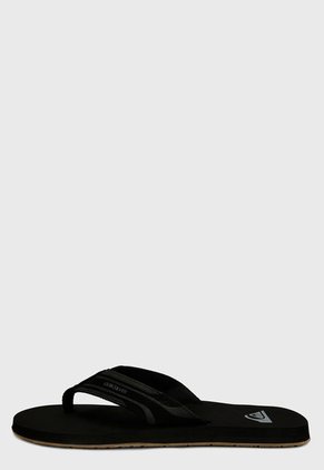 Playera Negro-Café Quiksilver Monkey Wrench