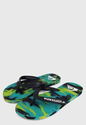 Playera Azul-Verde Quiksilver Molokai Marled