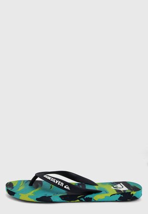 Playera Azul-Verde Quiksilver Molokai Marled