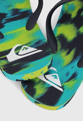 Playera Azul-Verde Quiksilver Molokai Marled