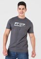 Camiseta Gris-Blanco-Negro Quiksilver de Quiksilver